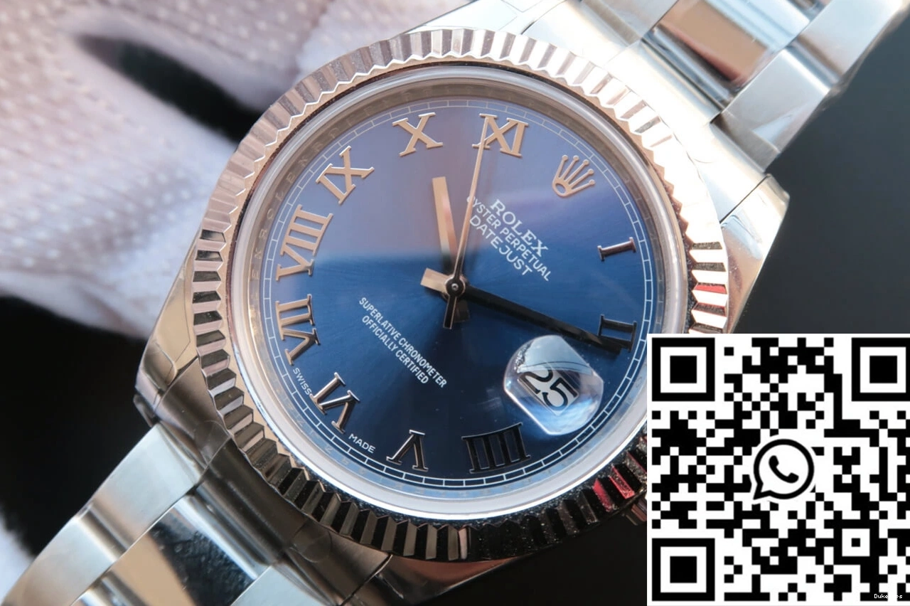 Factory EW Rolex Datejust Blue Dial 116334 0105
